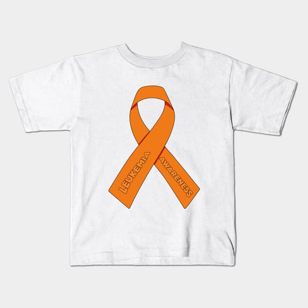 Leukemia Awareness Kids T-Shirt by DiegoCarvalho